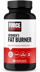 FORCE FACTOR Women’s Fat Burner, Metabolism Booster, and Weight-Loss Supplement Support, Green Tea Fat Burner Weight-Loss Pills to Help with Energy, Diet, and Exercise, Vegan, Non-GMO, 60 Capsules