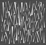 CrafTreat Texture Stencils for Painting on Wood, Canvas, Paper, Fabric, Floor, Wall and Tile - Shards - 6x6 Inches - Reusable DIY Art and Craft Stencils - Texture Paste Stencil