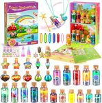 LOYO Potion Making Kit Children, 26 Magical Mix Wizard Potion Bottles, Craft Kit Fairy Toys Christmas Gifts for Boys Girls Age 6 7 8 9