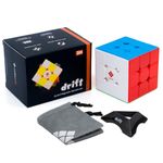 Cubelelo Drift 3M 3X3 (Magnetic) Stickerless Speed Cube | Enhances Auto-Alignment & Fast Turning With 48 Ndm Magnets | Brainteaser Stress Buster Brainstorming Puzzle, Kid