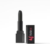 VoilaVe Deep Black Lipstick | Long Lasting Color | Creamy Texture Lipstick | 0.11 oz