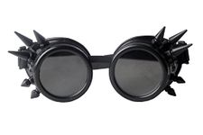 FUT ABS Spiked Steampunk Goggles Glasses Welding Goth Cosplay Goggles