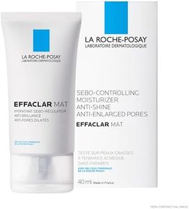 La Roche-Posay FACE MOISTURIZER, Effaclar Mat Mattifying Balancing Zinc for Oily or Acne prone Skin with Glycerin, Salicylic Acid. Anti Shine, Anti-Enlarged pores. Paraben-Free, Travel Size, 40ml