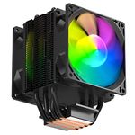 upHere A94C CPU Air Cooler,Single-Tower with Dual 92mm 5V ARGB & PWM Case Fan, for Intel and AMD Socket, LGA1700 Compatible,ARGB Black