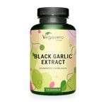 Vegavero Black Garlic Capsules 11250 mg | High Strength 15:1 Extract | Odourless & Fermented | Standardised SAC | NO Additives, Lab-Tested | 120 Capsules | Vegan