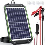 Sun Energise 10W 12V Solar Battery Charger Maintainer PRO, Built-in Smart MPPT Charge Controller, Waterproof 10 Watt 12 Volt Solar Panel Trickle Charging Kits for Car Auto Boat RV Marine Trailer