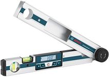 BOSCH GAM 220 MF 4-in-1 Digital Angle Finder, Includes Leg Extension, 4 AA Batteries, & Carrying Case