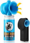 1.4oz Bear Horn Self Defense 123dB Loud Air Horn Audible up to 1/2 Mile Safety Air Horn for Wild Animals Bear Alarm for Hiking Climbing Camping and Outdoor Protection (1)