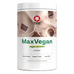 MaxiNutrition - MaxVegan Protein Powder, Chocolate - Plant Based Protein Food Supplement –, Low Fat, Sugar Free, Gluten & Soy-Free, Vegan - 23g Protein, Under 120 kcal per Serving, 420g Tub
