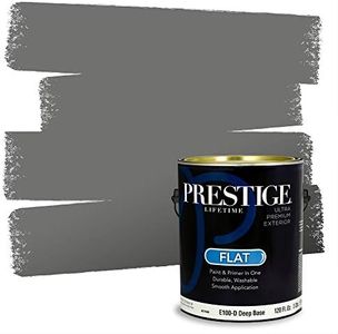 PRESTIGE Paints Exterior Paint and Primer In One, 1-Gallon, Flat, Comparable Match of Behr* Magnet *