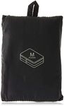 Muji Gusset Case Double Zip, Nylon, Black, Medium