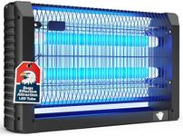 Indoor Bug Zapper, 6000 Sq Ft Coverage, Remote Control LED Energy Saving Mosquito Killer with Timer & Dimmable Soft Light, Quiet, Replaceable Tube, Wall Mount, Removable Tray