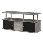 Convenience Concepts Designs2Go 50 inch TV Stand with 3 Storage Cabinets and Shelf, Faux Birch/Black