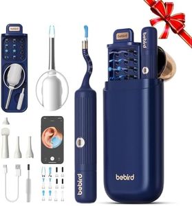 Ear Wax Removal Tool Camera, IP67 Waterproof Ear Cleaner with Camera, Visual Ear Pick Tweezers Wax Remover, Ear Cleaning Kit for Family Adults/Kids