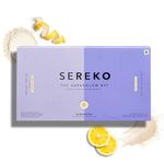 Sereko Vitamin C Glowing & Brightening Skin Supplement Powder | Collagen Booster | Infused With Antioxidants & Probiotics, Detox Blood & Gut Balance | Zesty Lemonade & Lemon Candy Flavor, 30 Sach X 4G