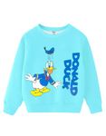 Kuchipoo Boys Regular Fit Winterwear Sweatshirt (© Disney-SWT-309, 4-5 Years, Multi-Colored)