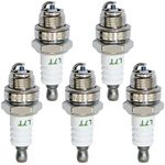 iBroPrat 5pcs NGK BPMR7A L7T Spark Plugs BPM7A BM6A RCJ6Y RCJ7Y WSR5F Sparkplug for 2-Stroke Small Engine 33CC Husqvarna 43CC 47CC 49CC 52CC Chainsaw Lawn Mover Trimmer Blower Saw Strimmer Brushcutter