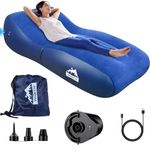 Widitn Luxury Inflatable Lounger Ultra-Wide 35.4 ”, Self Inflatable Couch with Built-in Pump, Comfortable Top Surface Camping Mattress, Portable Blow Up Sofa Air Chair for Home Outdoor Camping