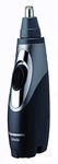 Panasonic ER430 Nose and Ear Hair Trimmer with Vacuum Cleaning System, Black, 180 Grams