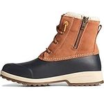 Sperry Women's Maritime Repel Boot, Tan/Navy, 8.5 M US