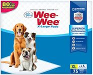 Four Paws 100524768 75-Count Wee-Wee Dog Training Pads, X-Large