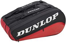 Dunlop Sports 2021 CX-Performance 8-Racket Thermo Tennis Bag, Black/Red
