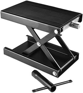 Venom 1,100lb Motorcycle Center Jack Hoist Scissor Lift Stand Motorcycle Dirtbike ATV Motorcycle Center Jack Hoist Scissor Lift Stand, Black (SMI2055)