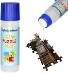 Lifestylemall Puzzle Glue Jigsaw Puzzle Saver Glue for 500 1000 2000 Pieces - Perfect for Art Craft - Puzzle Conserver with Sponge Head Quick Drying Craft Puzzle Glue Sheets Puzzle Accessories 120ML