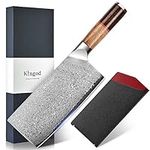 KINGOD 7in Meat Cleaver Chef Knife,