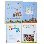 Chic Buddy First 5 Years Baby Memory Book(Updated Version),With Baby Keepsake For New And Expecting Parents ,Monthly Milestone Journal For Boy Or Girl-Perfect To Record All Your Beautifull Memories.