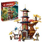 LEGO NINJAGO Temple of The Dragon Energy Cores 71795 Building Toy Set (1,029 Pcs),Multicolor