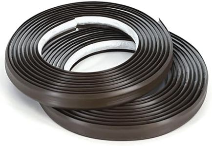 InstaTrim New & Improved Self-Adhesive Caulk Trim, 1/2" x 10', 2-Pack, Flexible, Water Resistant, Stain Resistant for Bathroom, Floors, Walls, DIY Project, Bronze