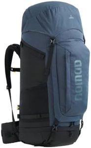 NOMAD Batura Backpack - Premium 70L Pack with Rain Cover Included | Lightweight Rucksack for Traveling, Hiking, Camping, Outdoor Sports (Dark Navy)
