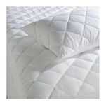 Casabella Extra Deep Quilted Matress Protector 12" Fitted Bed Cover Polycotton Mattress Protectors (Single, Quilt)