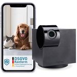 PetTec Cam Snoop Cube, App Driven Pet Smart Camera with Noise Detection, Full HD 1080p, 360° View, Microphone & Speakers, for IOS & Android