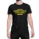 Luxyl Unisex Sunnydale High School T-Shirt Black Large