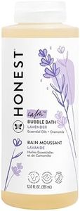 Honest The Company Truly Calming Lavender Bubble Bath | Tear Free Kids Bubble Bath | Naturally Derived Ingredients & Essential Oils | Sulfate & Paraben Free Baby Bath | 12 fl. oz.