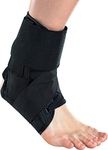 DonJoy Stabilizing Pro Ankle Support Brace, Black, Large