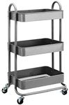 Amazon Basics 3-Tier Rolling Cart w