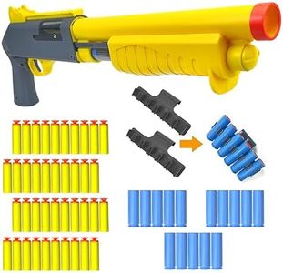 AGM MASTECH Shell-Ejecting Blaster Launcher, Fast Dart Loader, 40 Darts, 2 Cartridges, 20 Shells, Education & Party Playset for Kids & Adults5