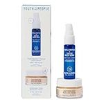 YTTP Plump It Up Youth Stack - Travel Size Triple Peptide + Cactus Oasis Serum (8ml) Adaptogen Deep Moisture Cream (15ml) - Vegan Face Serum + Face Cream Skincare Gift Set