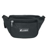 Everest Unisex Large Size Bumbag Waist Pack, Black