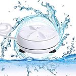 LAZYWOK Mini Washing Machine Turbine Ultrasonic Lightweight Turbo Washer With USB Cable — For Home, Camping, Dorms, Business & College Rooms