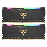 Patriot Memory Viper Steel RGB DDR4 32GB (2x16GB) Kit 3600MHz CL20 1.35V Limited UDIMM RGB Desktop Memory w Heat Sink PVSR432G360C0K