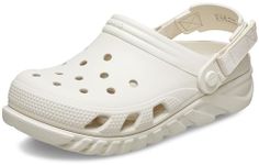 Crocs Unisex-Adult Duet Max II Clog, Stucco, 11 Men/13 Women