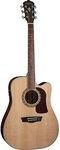 Washburn HD10SCE-O Heritage 10 Series Acoustic Cutaway Guitar, Natural