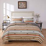 Greenland Home Barefoot Bungalow Painted Desert Quilt Set, 3-Piece King/Cal King, Rose