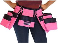 Pink Tool Belt For Women. Keep Your Gardening and Home Improvement Tools Within Hands Reach. Ladies Stylish Belt W/Pouches Carry Your Supplies W/You. Use It For Leisure Or Take It To Work (Adult)