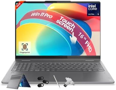 Lenovo Yoga 7i 16" 2-in-1 Touchscreen Laptop - Intel Core Ultra 5 Processor, WUXGA OLED, 16GB RAM, 1TB SSD, Windows 11 Pro, Copilot+ PC, 15-Hour Battery Life, for Business & Student