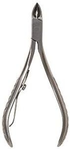 Revlon Cuticle Trimmer by, Half Jaw Cuticle Remover Tool, Nail Care, High Precision Blade, Easy Grip, Stainless Steel (Pack of 1)